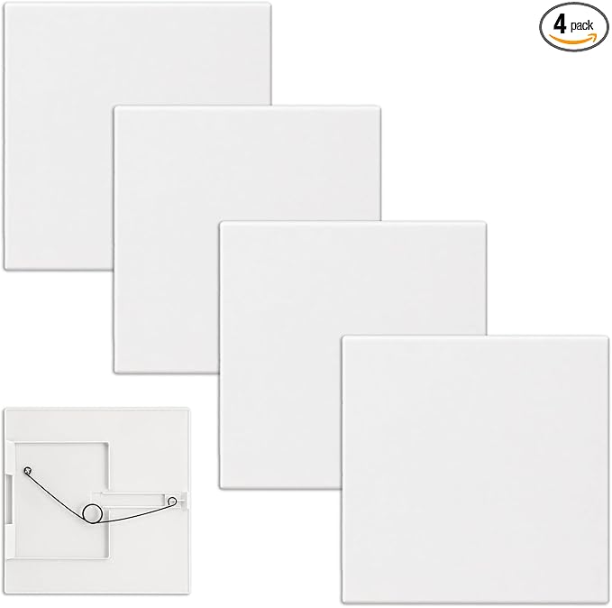 4 Pcs 12"x12" Adjustable Spring Loaded Access Panel by Unknown