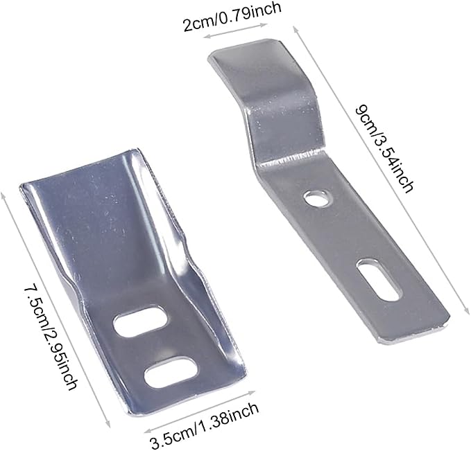2 Pair Wall Hung Sink Hangers - Image 2