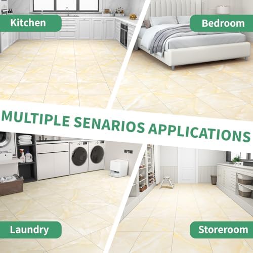 40-Pack Peel and Stick Floor Tiles Vinyl Floor 12 x 12 inch Self Adhesive - Image 6