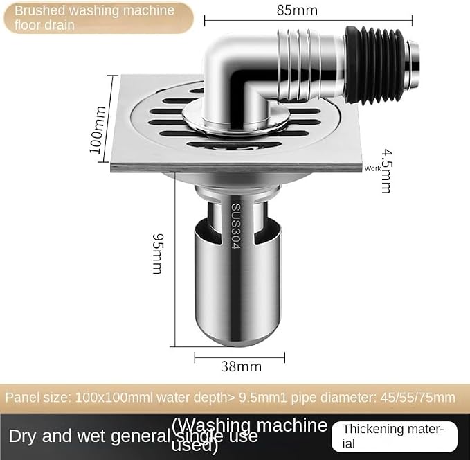 Bathroom Drain Rack 304 Stainless Steel Floor Drain - Image 2