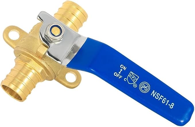 40-Pack EFIELD 3/4-inch Crimp Pex Full Port Shut-off Brass Ball Valve - Image 6