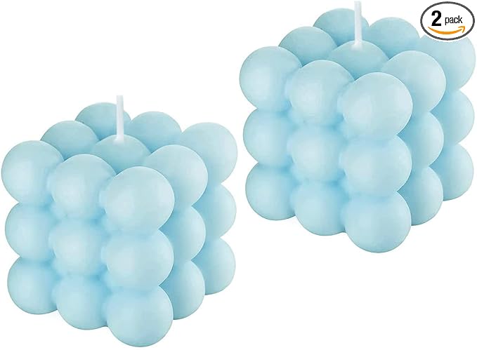 Blue Bubble Candle 2PCS by HUTIP