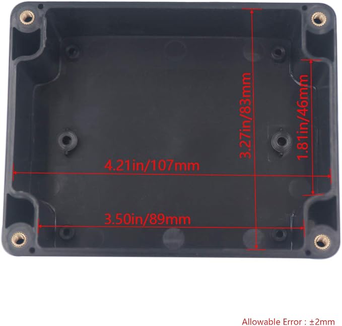 Project Box IP65 Waterproof Junction Box ABS Plastic Black Electrical Boxes DIY - Image 3