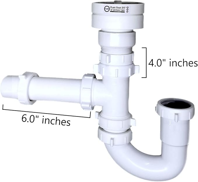 Tuuber Air Admittance Valve Trap Assembly Kit - Image 2