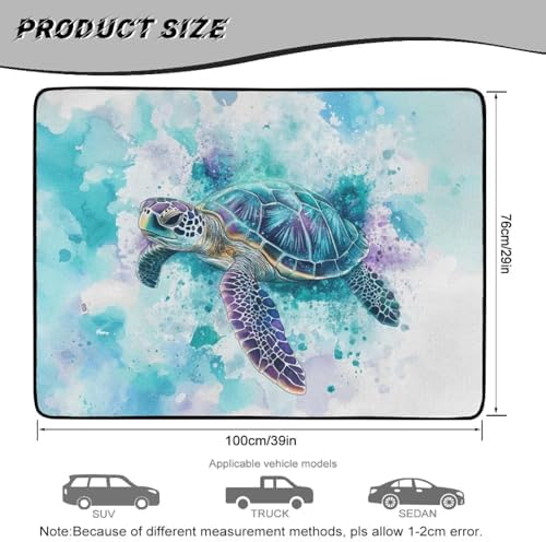 ELEQIN Sea Turtle Car Trunk Mat Cargo Liner - Image 7