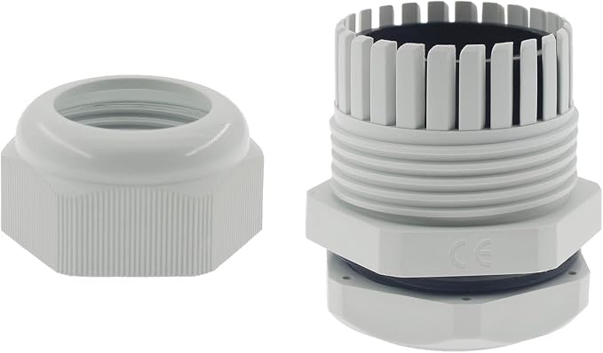 3/8 Inch NPT Strain Relief Nylon Cord Grip, SAFYY 20 PCS Waterproof Cable - Image 6