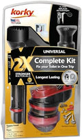 Korky 4010XP 2X Long-Life Standard 2-inch Complete Fixes: Running, No/Slow by Korky