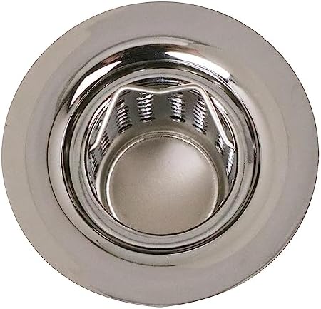Westbrass Junior Basket Style Bar Sink Strainer, Polished Nickel - Image 3