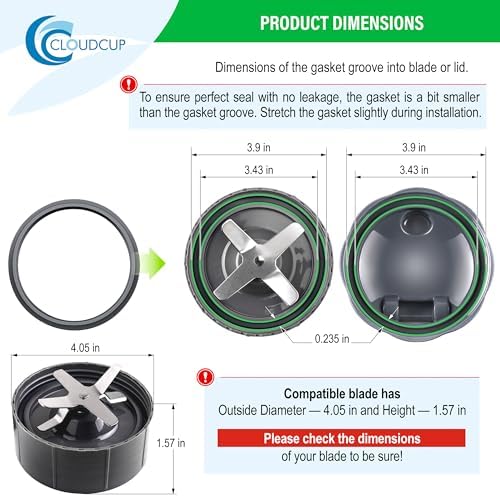 Blender Accessories: Rings for NutriBullet and Pro Extractor Cross Blades - Image 2