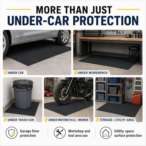 31" x 36" Garage Floor Mat, Oil Spill Mat - Image 6