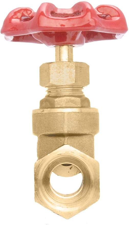 1/2" Brass Gate Valve - Image 3