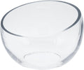 WGVI Slant Cut Bowl Glass Vase, Width 6.7", Height 5", Candy Dish, Fruit Jar by WGVInternational-OpusGlassware