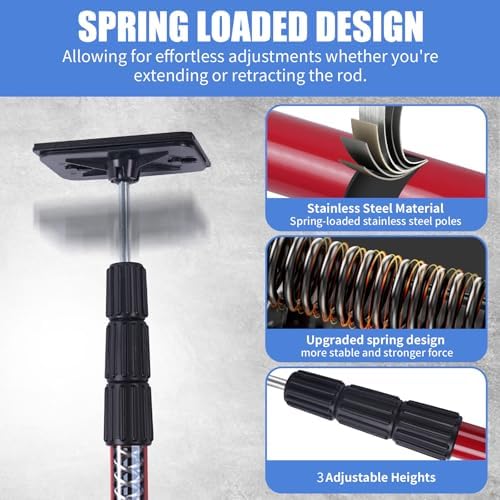 10FT Dust Barrier Pole Kit 4 Pack - Image 5