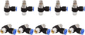 SNS 90 Degree Elbow Air Flow Control Valve Push To Connect Fitting Speed by SNS