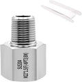 SummerHolz 3/8" NPT Male to M22 x 1.5 Female Adapter, 304 Stainless Steel by Unknown