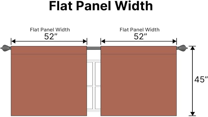 H.VERSAILTEX Blackout Curtains Thermal Insulated Window Treatment Panels Room - Image 7