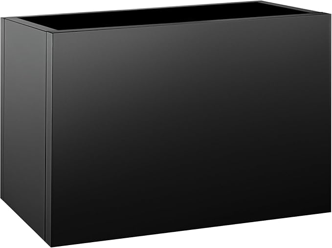 36"x12"x20" Large Metal Planter Box, Galvanized Steel Planter Box | Heavy-Duty by Meyoppm