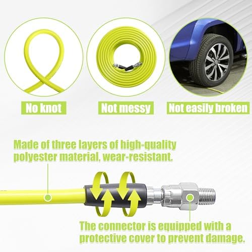 M MINGLE Sewer Jetter Kit for Pressure Washer 100 FT - Image 4