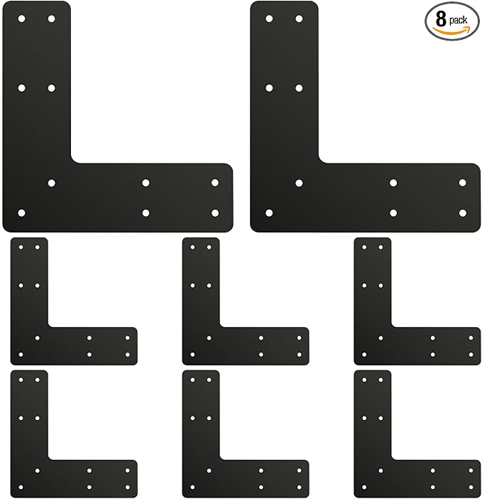 AOKLI 8 Pack 10" X10" Post to Beam Connector Bracket by AOKLIT