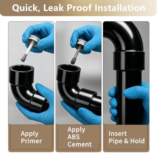 LESSO 2" ABS 90 Degree Sweep Elbow - Image 4