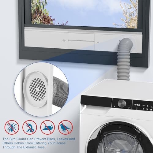 Dryer Vent Window Kit, 4” Vent Seal Panels - Image 4