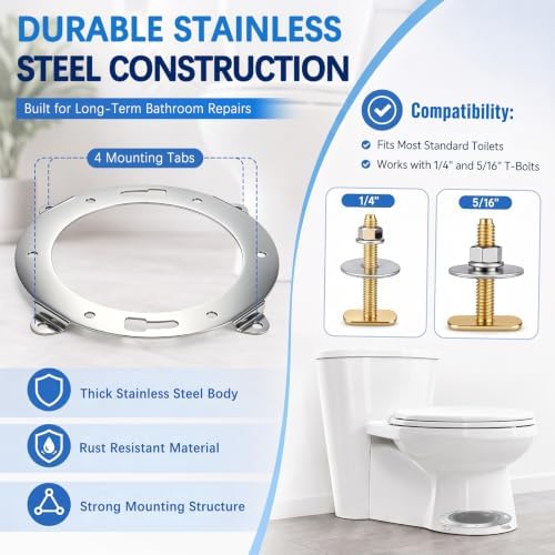 Toilet Flange Repair Ring, Fits Most Standard Toilets - Image 5