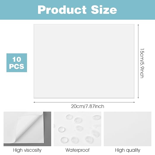 10 Pcs Vinyl Siding Repair Kit- 7.87×5.9" Adhesive Vinyl Siding Patch Cover | - Image 2
