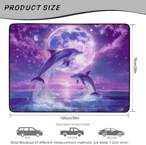 Purple Moon Dolphin Pet Friendly Trunk Mat 29"x39" - Image 7