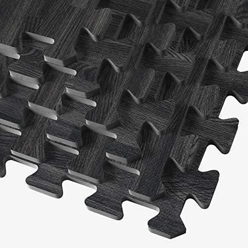 Forest Floor 3/8 Inch Thick Printed Foam Tiles, Premium Wood Grain Interlocking - Image 7