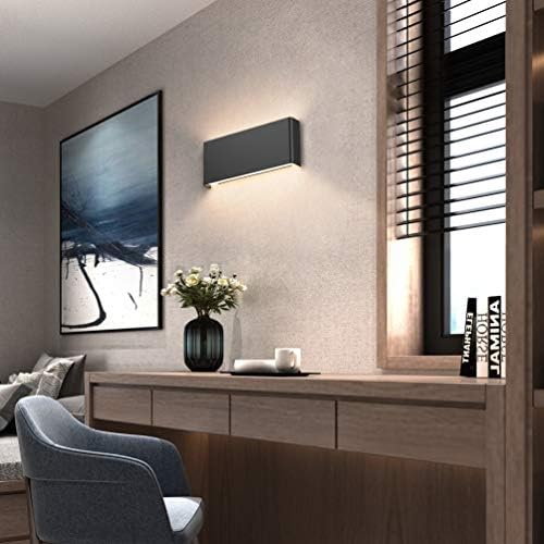 Aipsun 15.8in Matte Black Modern Vanity Light Up and Down LED Vanity Light - Image 5