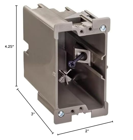 SmarToggle Single Gang Retrofit Wall Box – Old Work Electrical Box - Image 7
