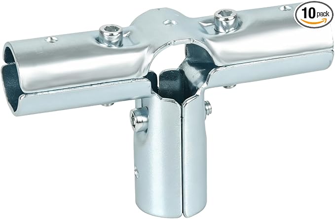 4 Way Pipe Clamp Cross Connector Fittings by Unknown