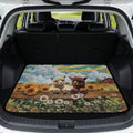 Alpaca Sunflower Trunk Mat 29"x39" by Mintulipy