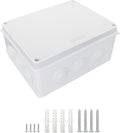 Junction Box, ABS Plastic IP65 Waterproof and Dustproof, Universal Electrical by LeMotech