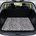 Black Leopard Cargo Liner for SUV Sedan 29"x39" by Mintulipy