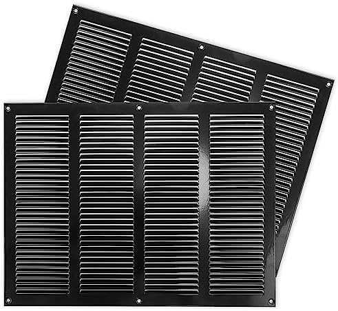 Repa Market 2-Pack 16x12 Inch Scratch Resistant Black Air Vent Cover by RepaMarket