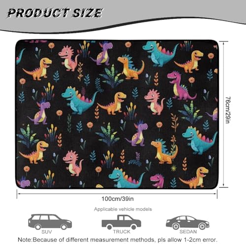 Colorful Dinosaur Rubber Cargo Liner 29"x39" - Image 7
