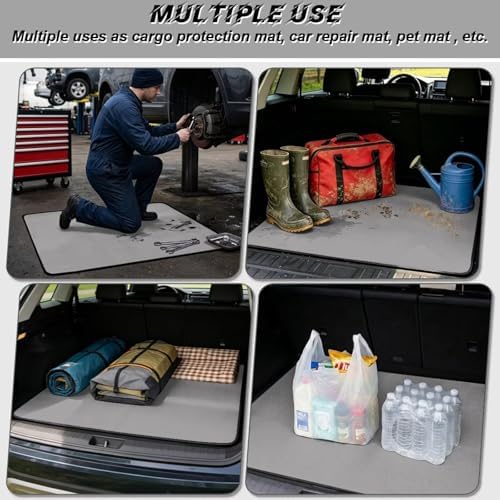 Solid Grey Cargo Liner for SUV Sedan 29"x39" - Image 3