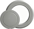 Plastic Access Panel 2 Pack, ABS Round Wall Hole Cover Plate, 3 Second Adhesive by Unknown