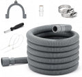 TTFLEX 6 FT Washing Machine Drain Hose Extension, Washer Drain Hose Kit by TTFLEX