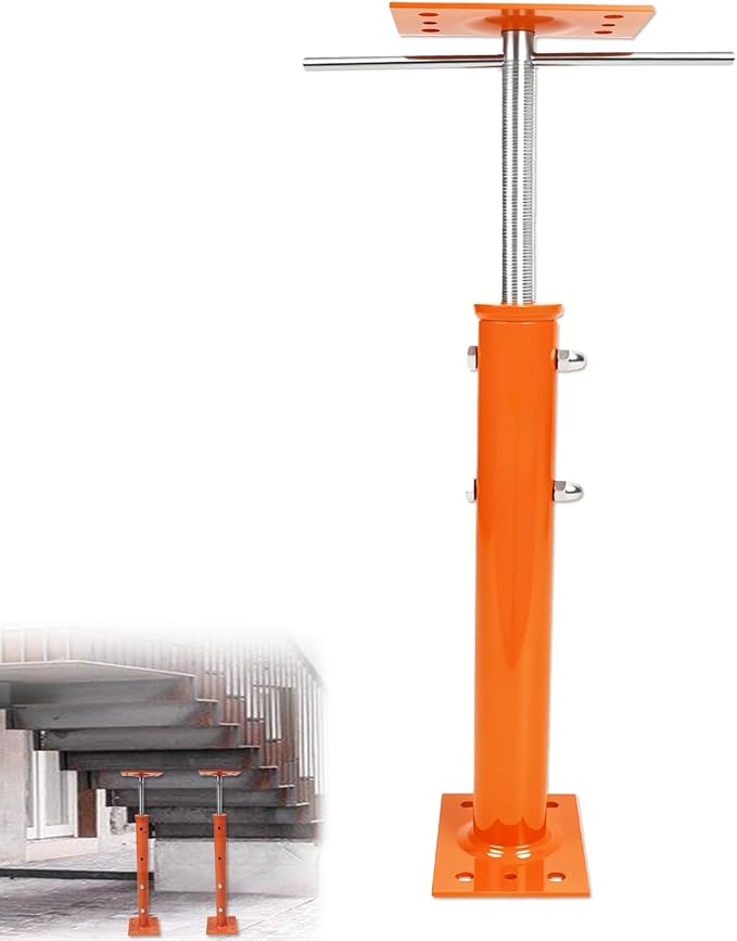 1 Pack 19-38 in Adjustable House Floor Jack, 000 lb Capacity | Built-In Rod by Zejoot