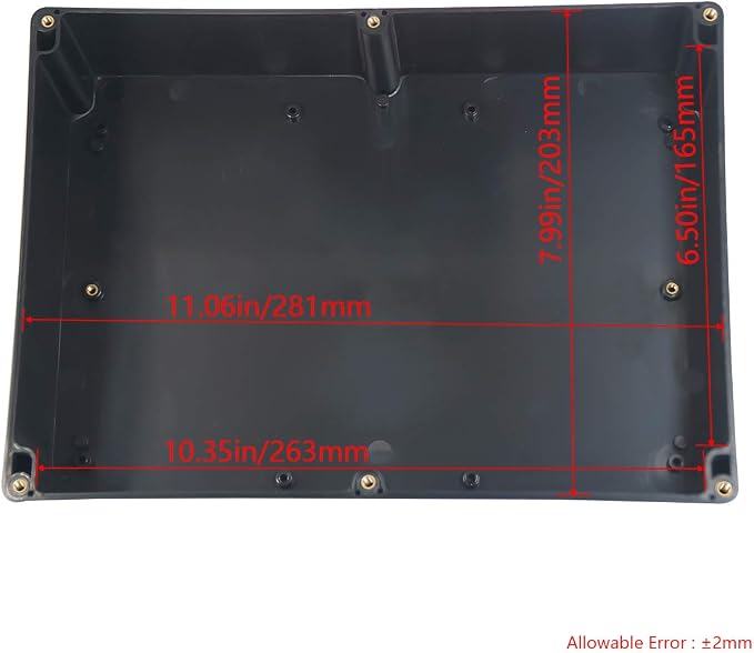 Project Box IP65 Waterproof Junction Box ABS Plastic Black Electrical Boxes DIY - Image 3
