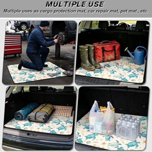 Shell Sea Turtle Beach Trunk Mat 29"x39" - Image 3