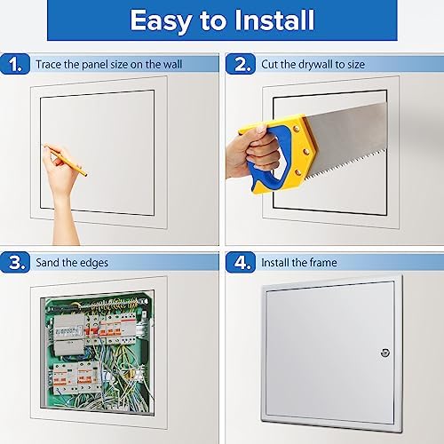 Access Panel for Drywall/Ceiling, Wall Hole Cover - Image 5
