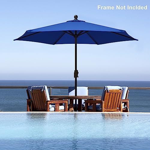EliteShade USA 7.5FT Replacement Covers 6 Ribs Market Patio Umbrella Canopy - Image 2