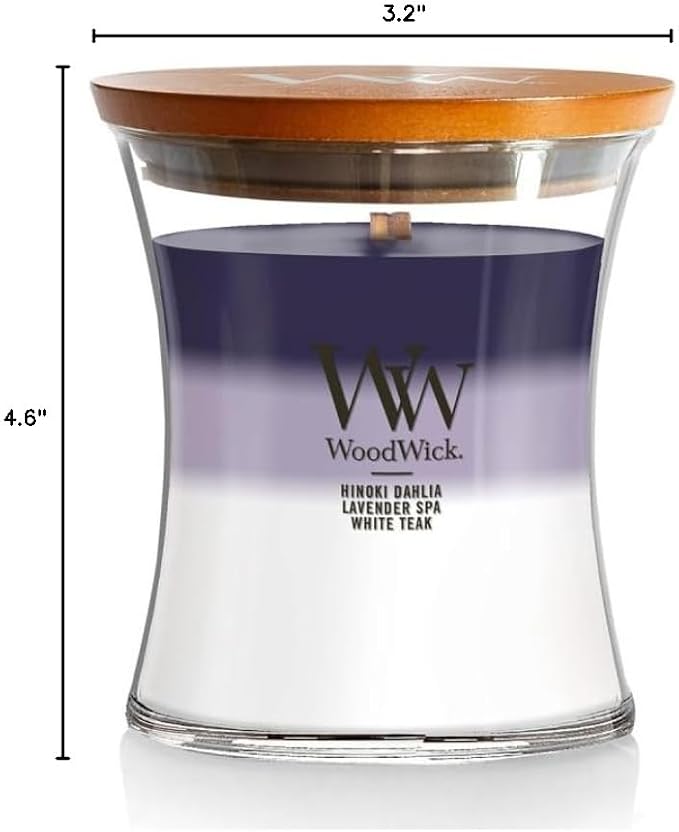 WoodWick Medium Hourglass Candle Evening Luxe - Image 9