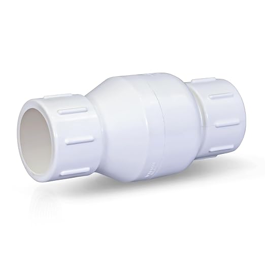 Everflow 1-1/2" Solvent PVC Spring Check Valve 290S112 by Sammys