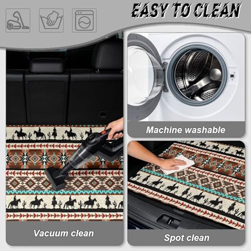 ELEQIN Car Cargo Liner Non Slip Backing Cargo Mat Rear Trunk Liner Western - Image 5