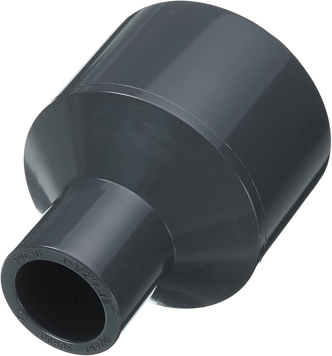 HARFINGTON PVC Reducing Coupling 1-1/2 x 1/2" Increaser/Reducer Coupling Pipe - Image 3