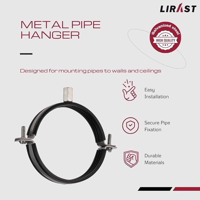 4 Inch Pipe Clamp Pack of 5 - Image 2
